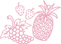 Illustration of various fruits
